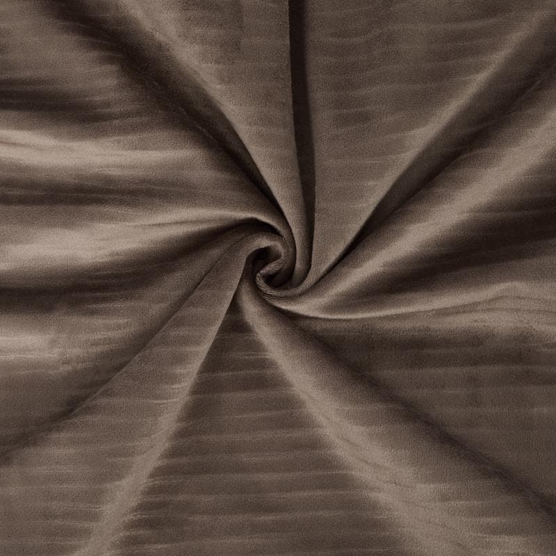 Parure de lit en velours - taupe