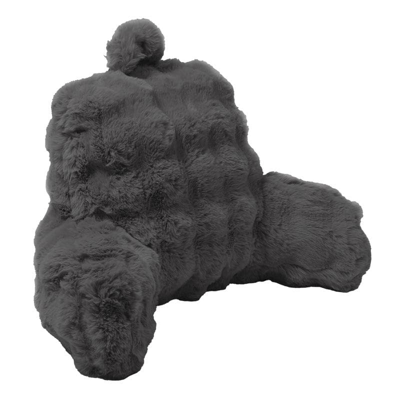 Coussin de lecture Pompom Fur anthracite