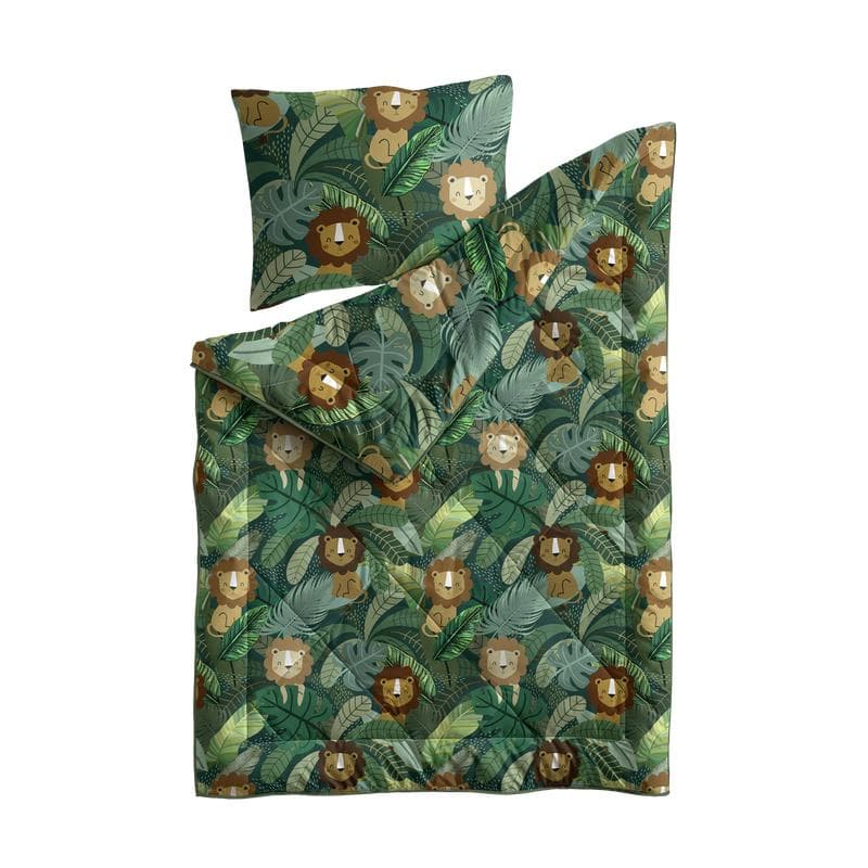 Lazy all-in-one kinderdekbed met jungleprint