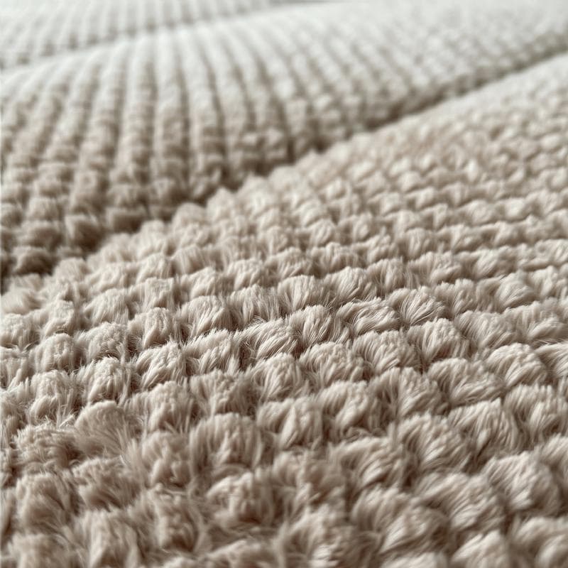 Lazy all-in-one dekbed Teddy fur - taupe