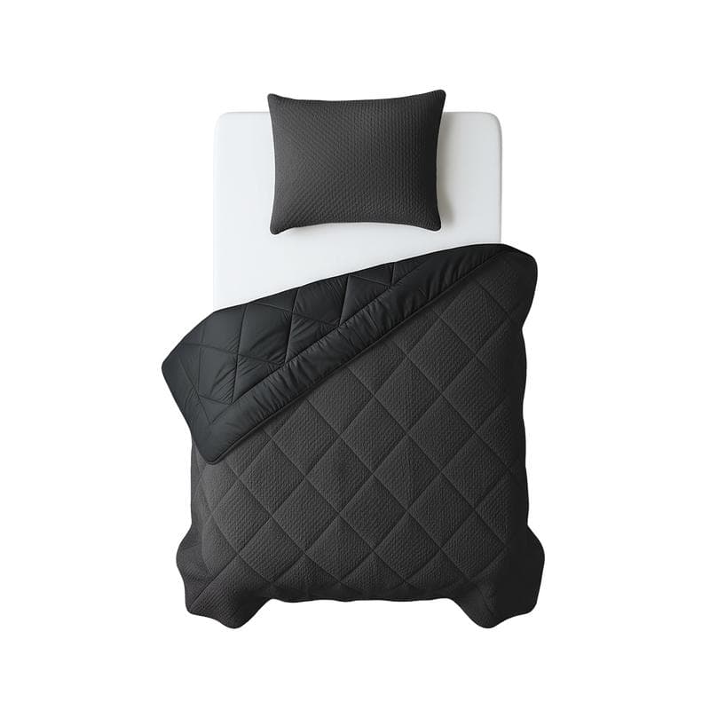 Couette sans housse en teddy - anthracite