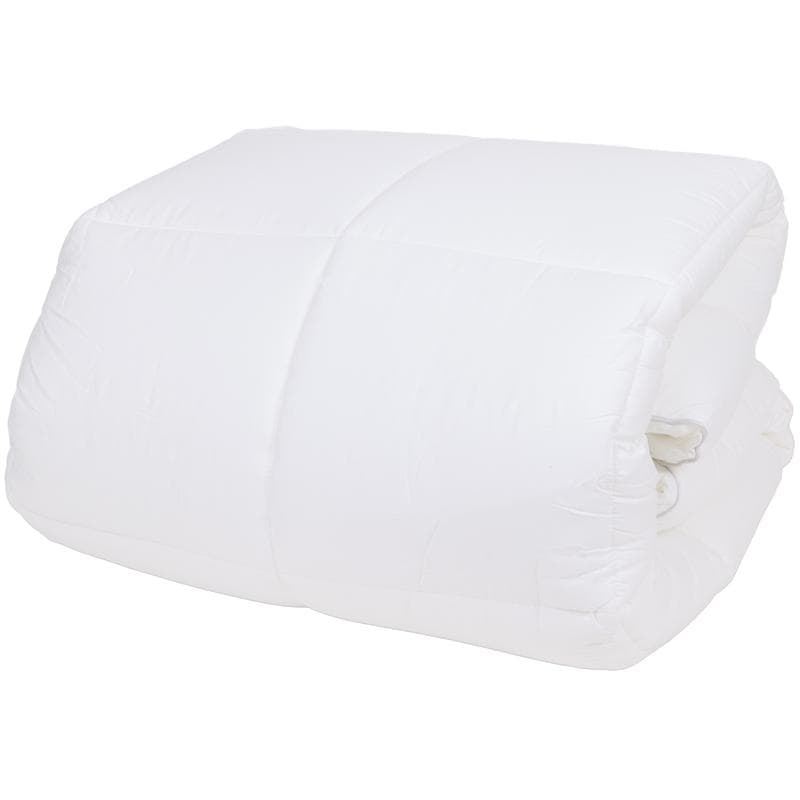 Premium percal katoen topper - wit-1