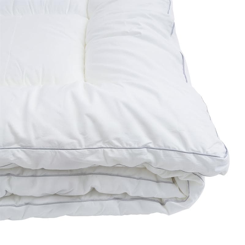 Premium Percale Katoen Topper - Wit