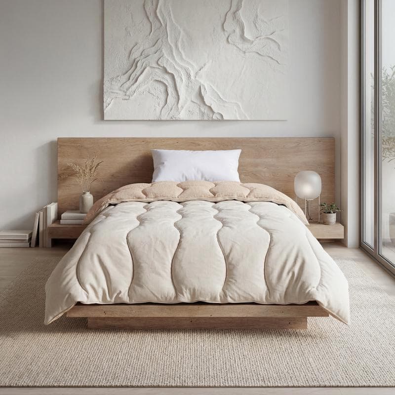 Verkoelend lazy dekbed - taupe