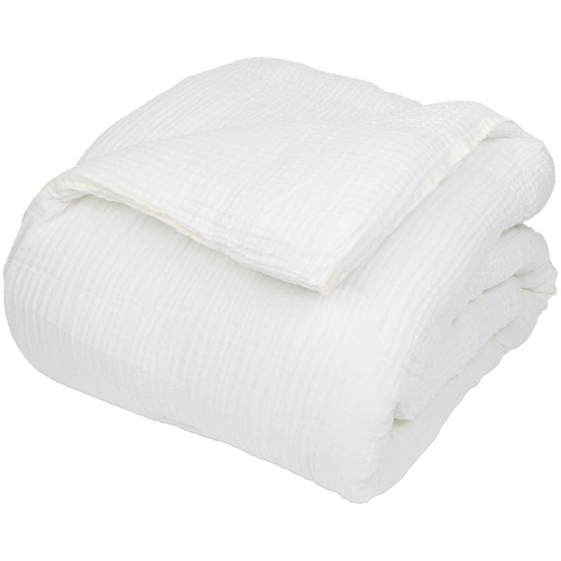 Lazy all-in-one dekbed Mousseline - crème-wit