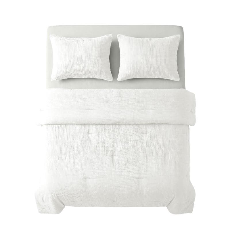 Couette sans housse en double gaze - blanc crème-1