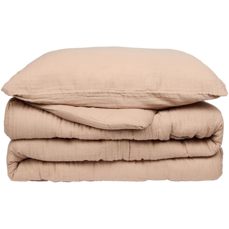 Lazy all-in-one dekbed Mousseline - taupe