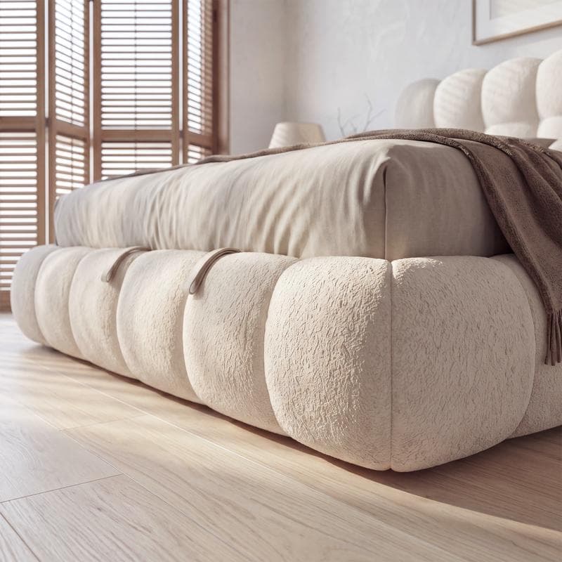 Japandi opbergboxspring - beige