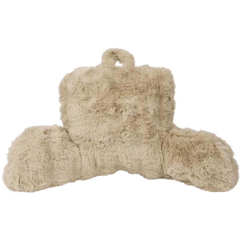 Comfortabel rugkussen Pom Pom Fur - taupe