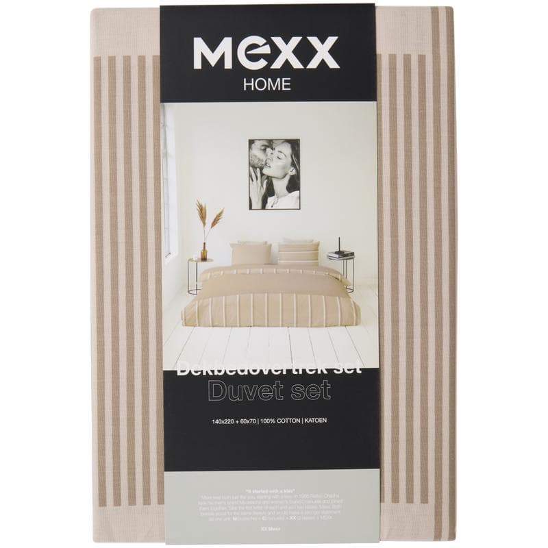 Mexx Home dekbedovertrek - beige