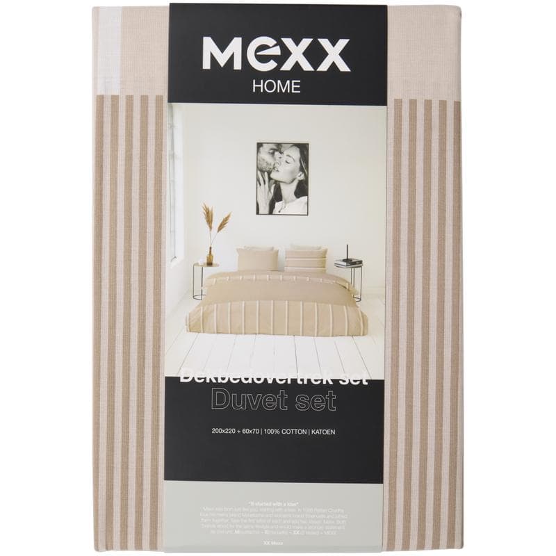 Mexx Home dekbedovertrek - beige