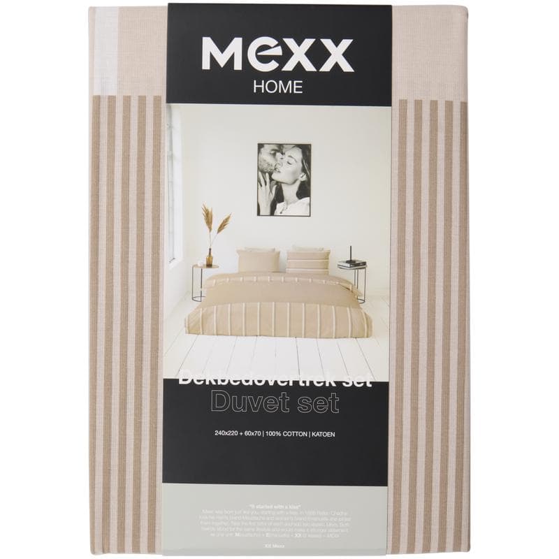 Mexx Home dekbedovertrek - beige