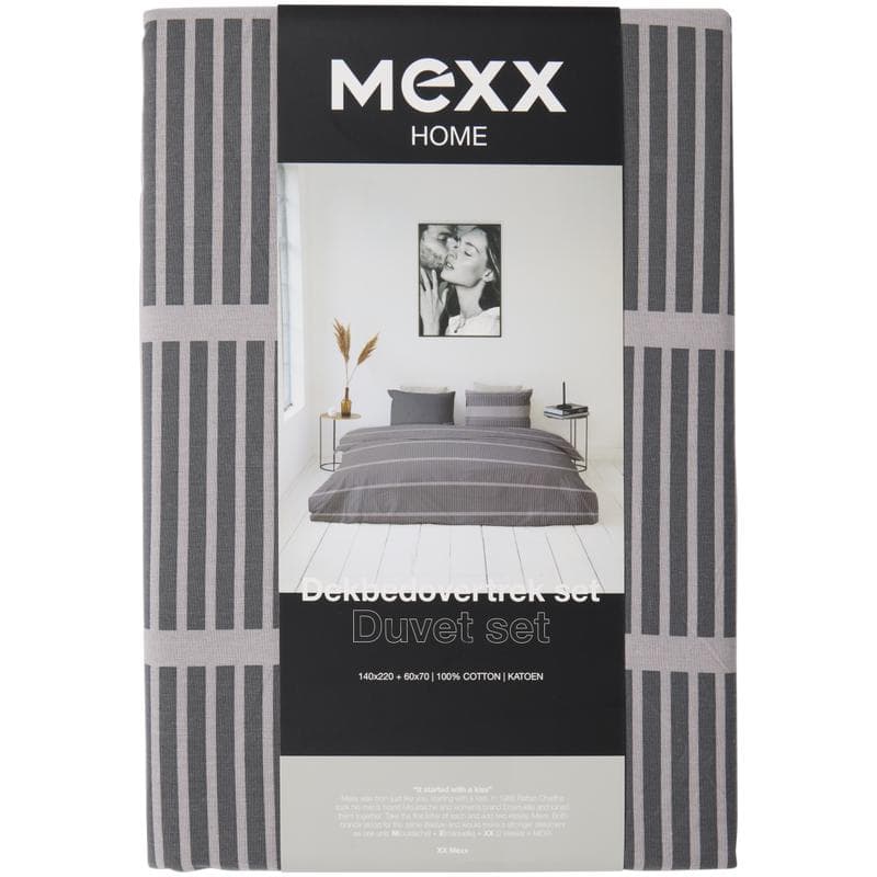 Mexx Home dekbedovertrek - grijs