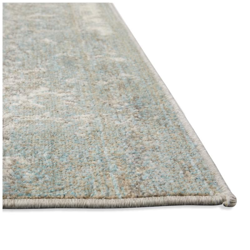 Vloerkleed groen met print