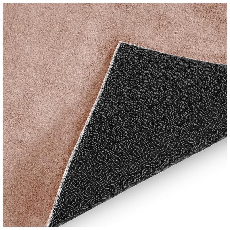 Hoogpolig vloerkleed - Oud-roze