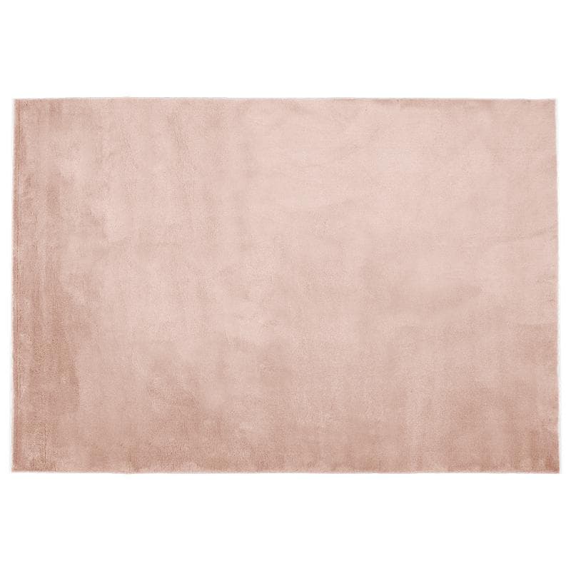 Hoogpolig vloerkleed - Oud-roze