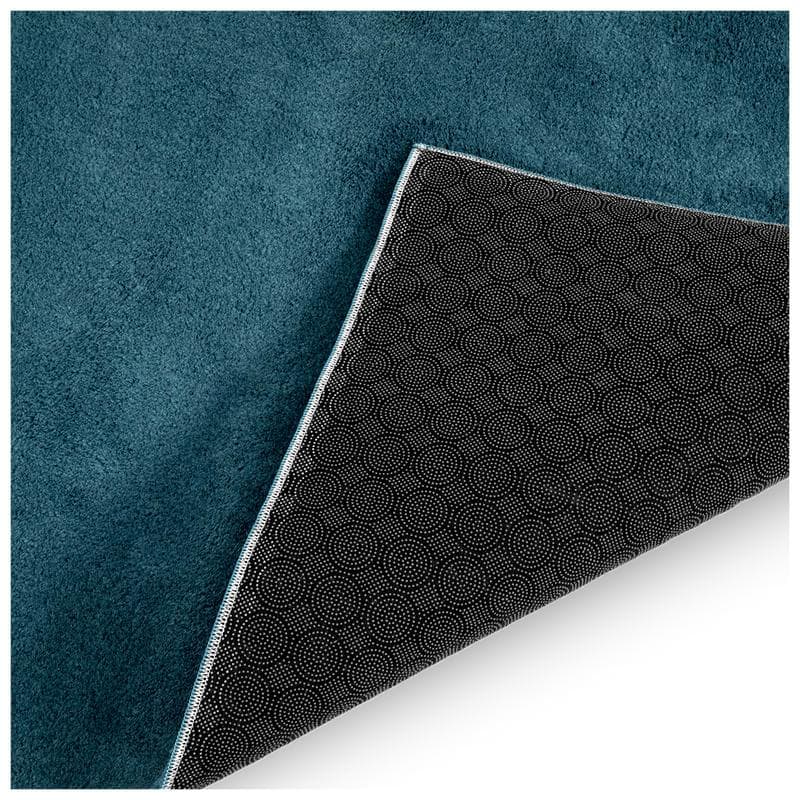 Hoogpolig vloerkleed - Petrol