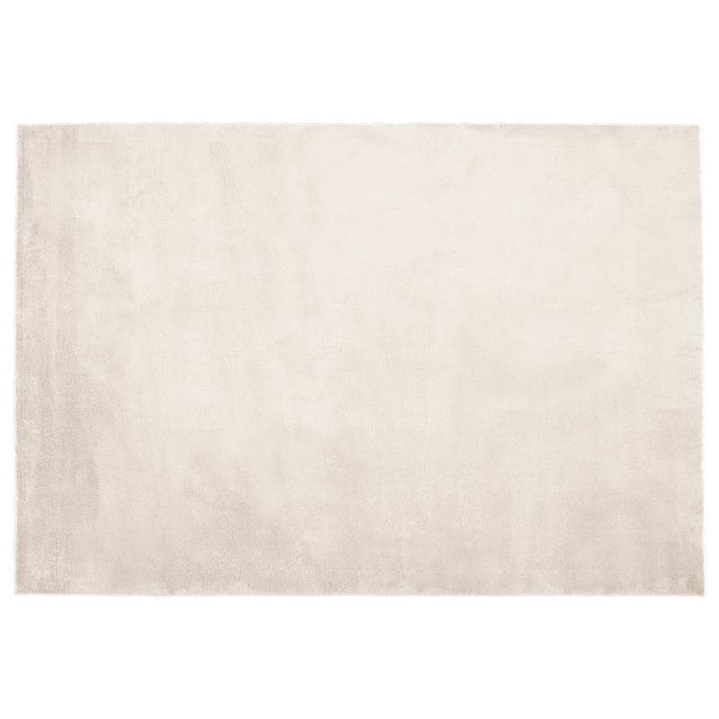 Hoogpolig vloerkleed - Crème