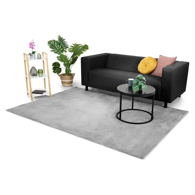 Tapis à poils longs - anthracite