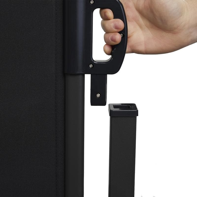 Uittrekbaar windscherm - Zwart