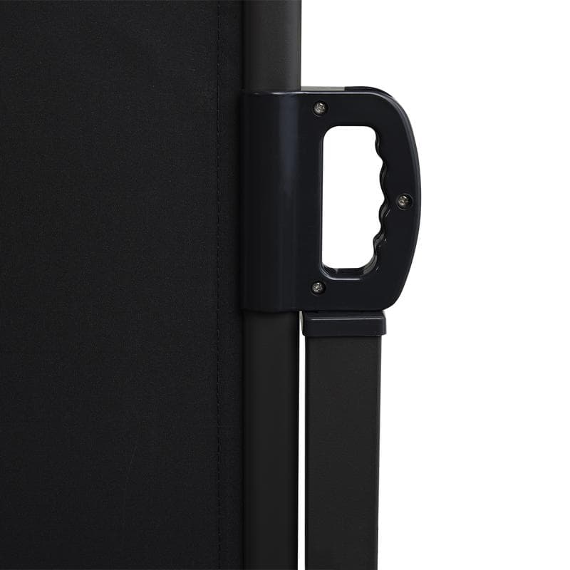 Uittrekbaar windscherm - zwart