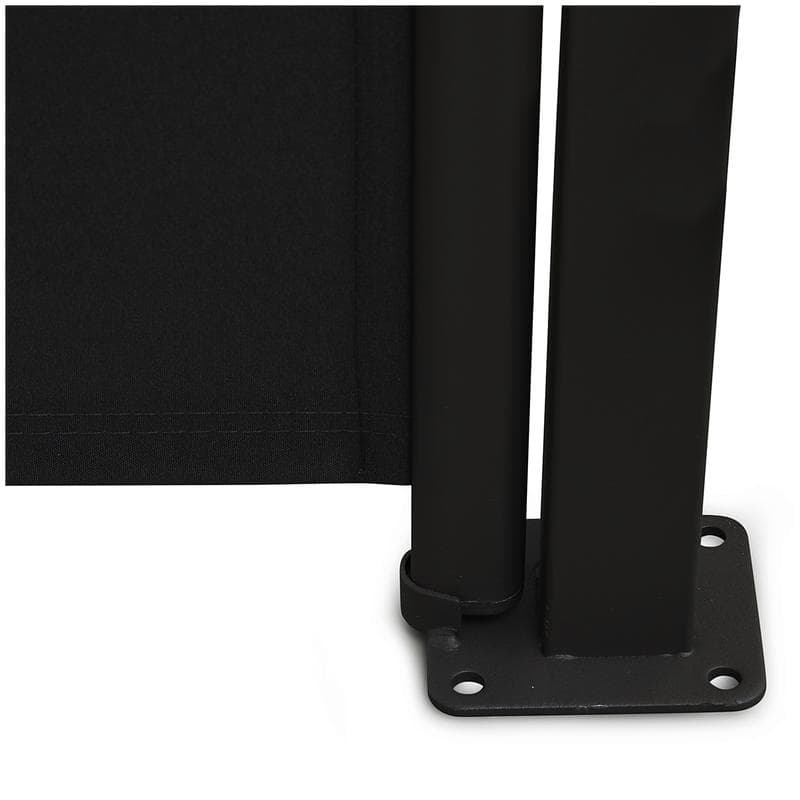 Paravent rétractable - noir