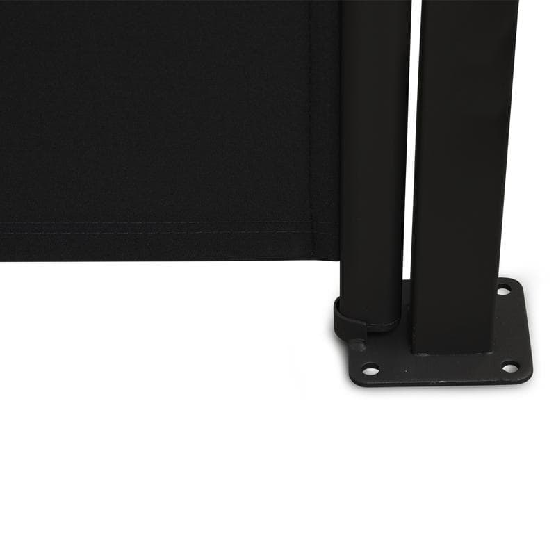 Uittrekbaar windscherm - Zwart