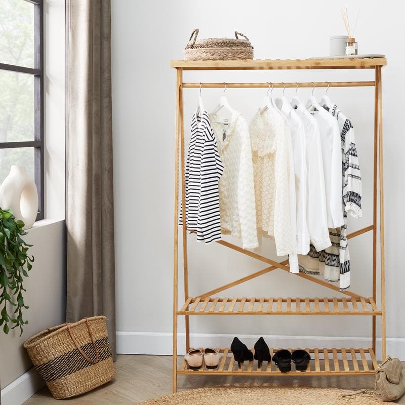 Bamboe kledingrek