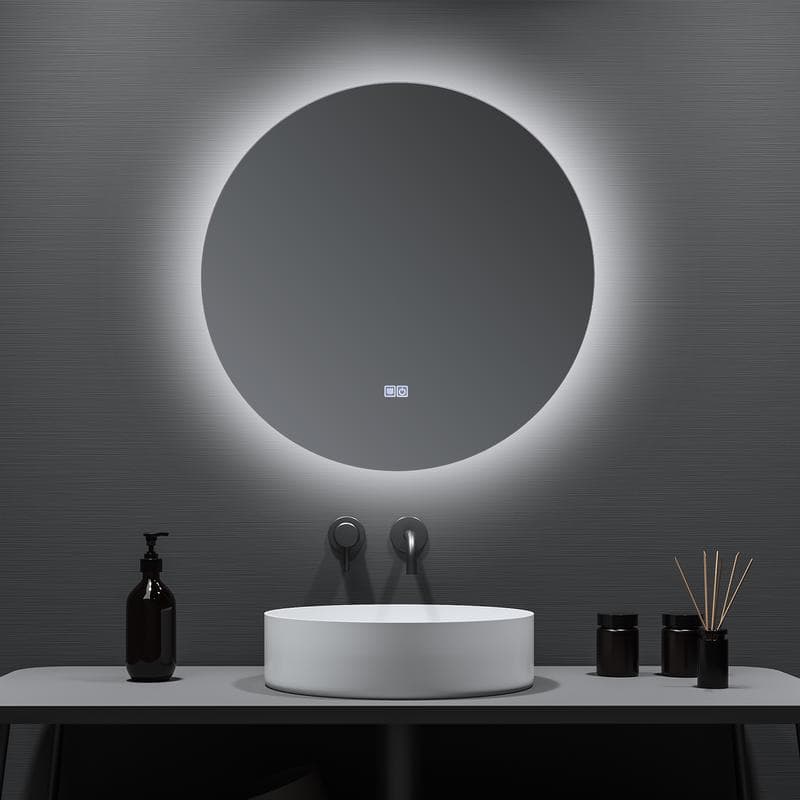 Miroir rond à LED