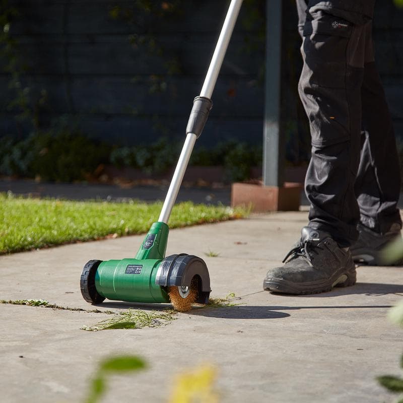 Désherbeur électrique à brosse