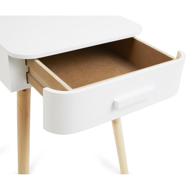 Table de chevet - blanc