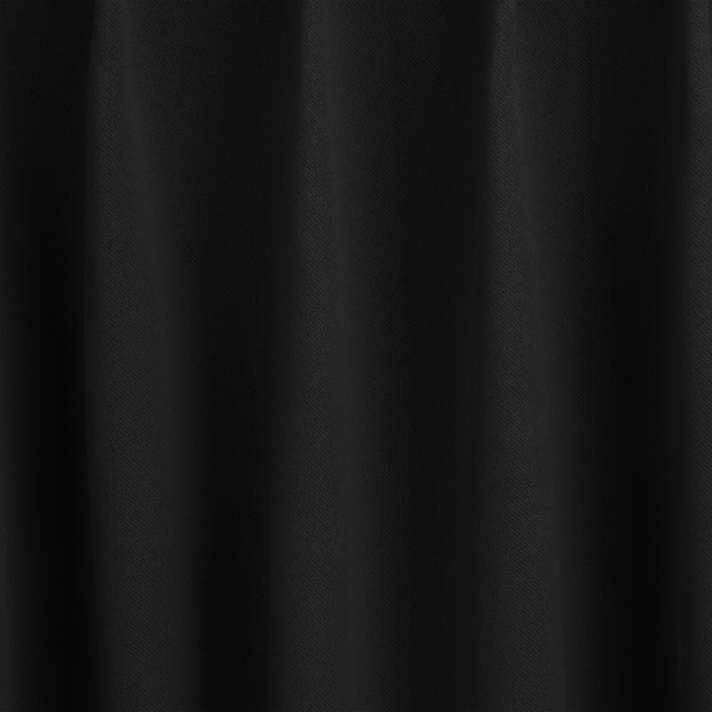 Kant-en-klaar verduisterend gordijn met haken - Zwart