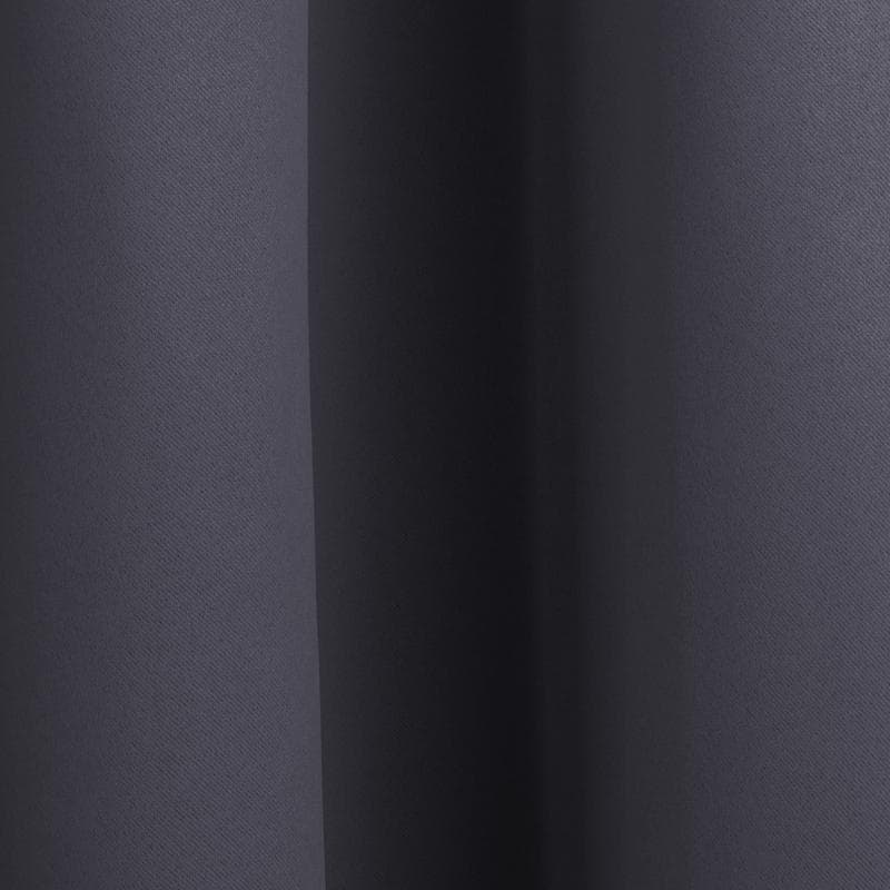 Rideau occultant prêt-à-poser à œillets - gris