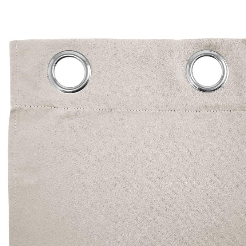 Rideau occultant prêt-à-poser à œillets - crème