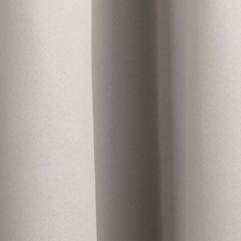 Kant-en-klaar verduisterend gordijn met ringen - Crème