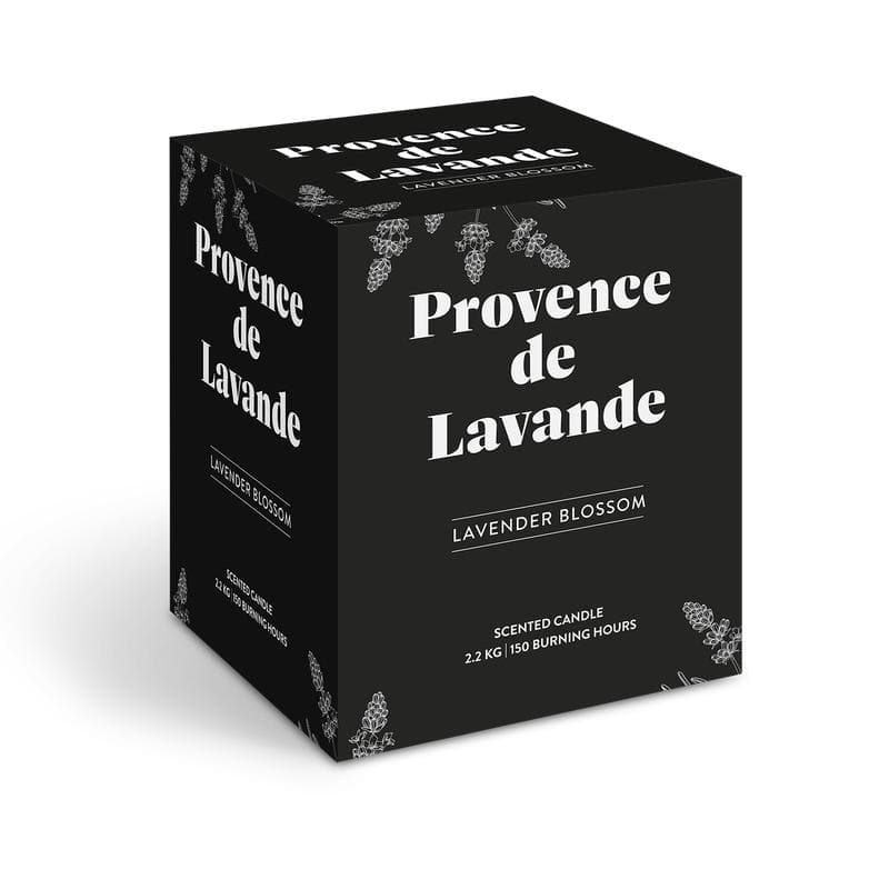 Bougie parfumée XL premium - lavande