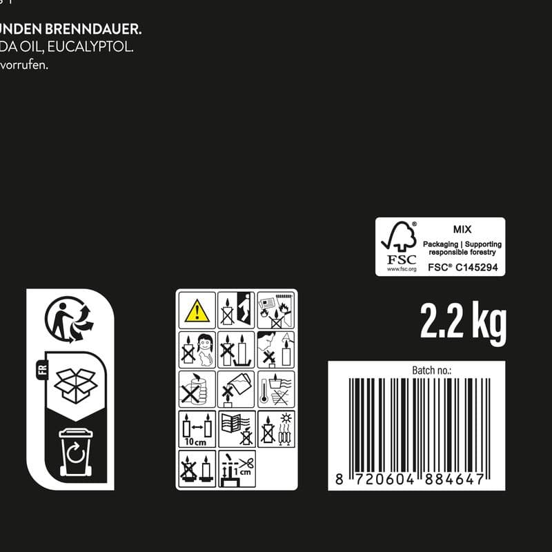 Bougie parfumée XL premium - lavande