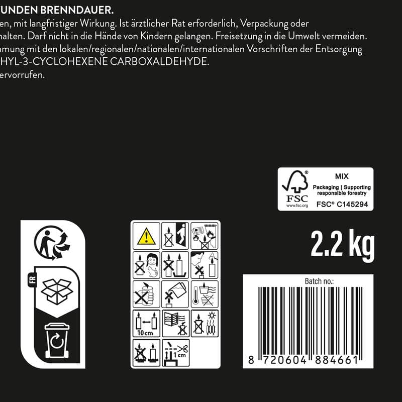 Bougie parfumée XL premium - bois de cèdre