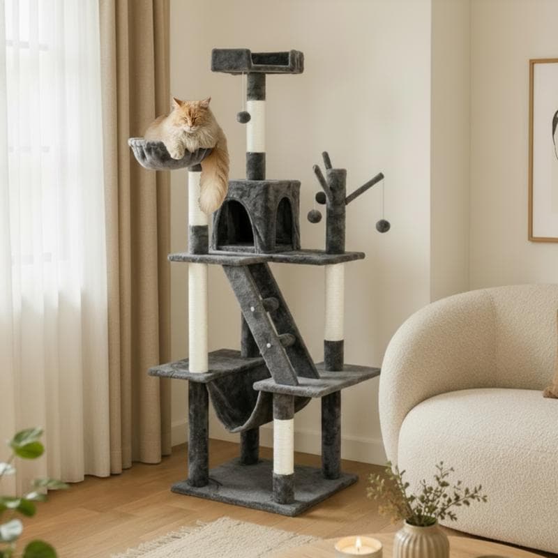 Arbre à chat XXL - anthracite