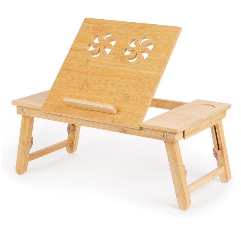 Bamboe laptoptafel met lade