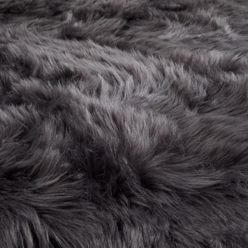 Tapis à poils longs - anthracite