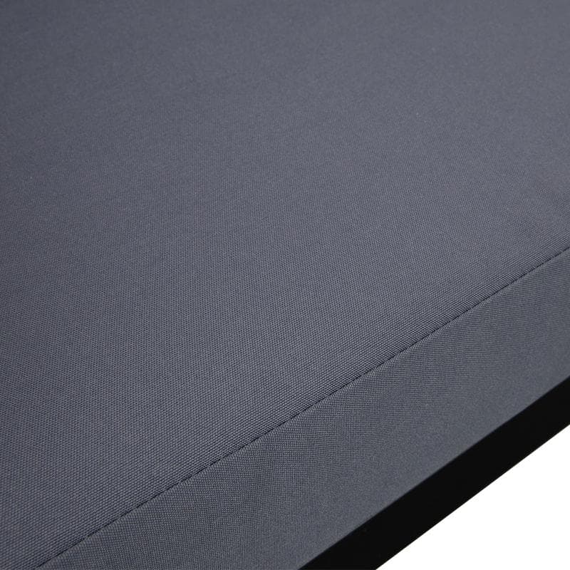 Salon de jardin en aluminium - gris foncé