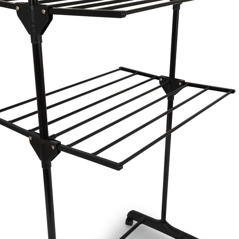Séchoir à linge 3 niveaux - noir