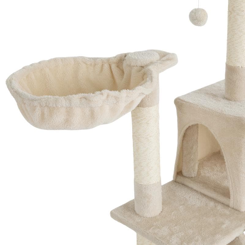 XXL krabpaal - crème-wit