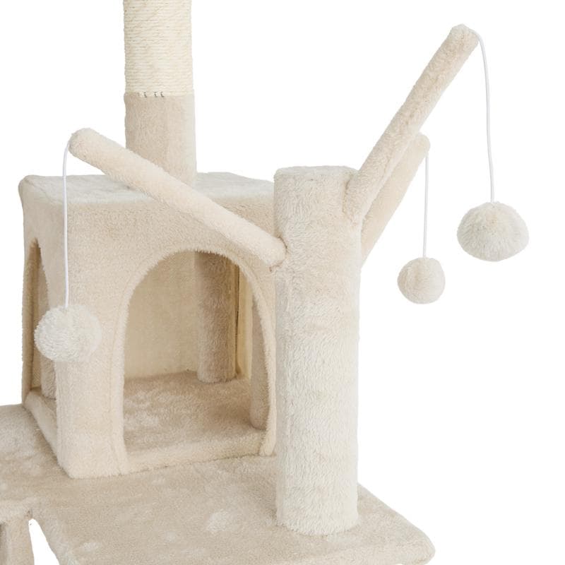 XXL krabpaal - crème-wit