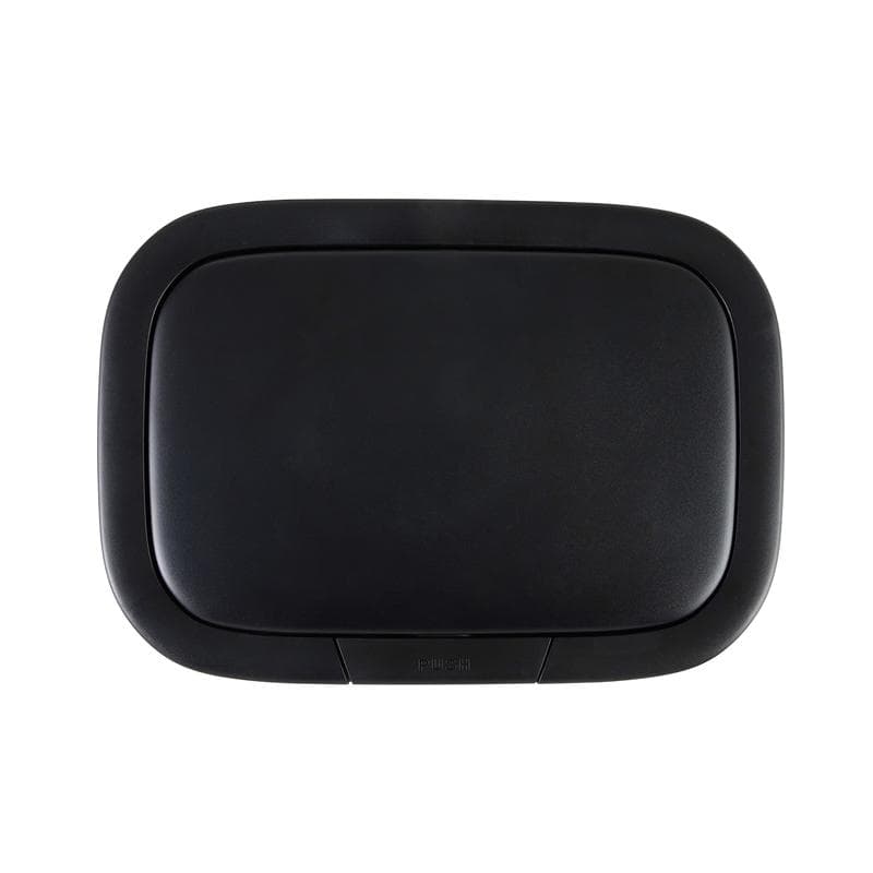 Poubelle avec ouverture à pression 60 l - gris