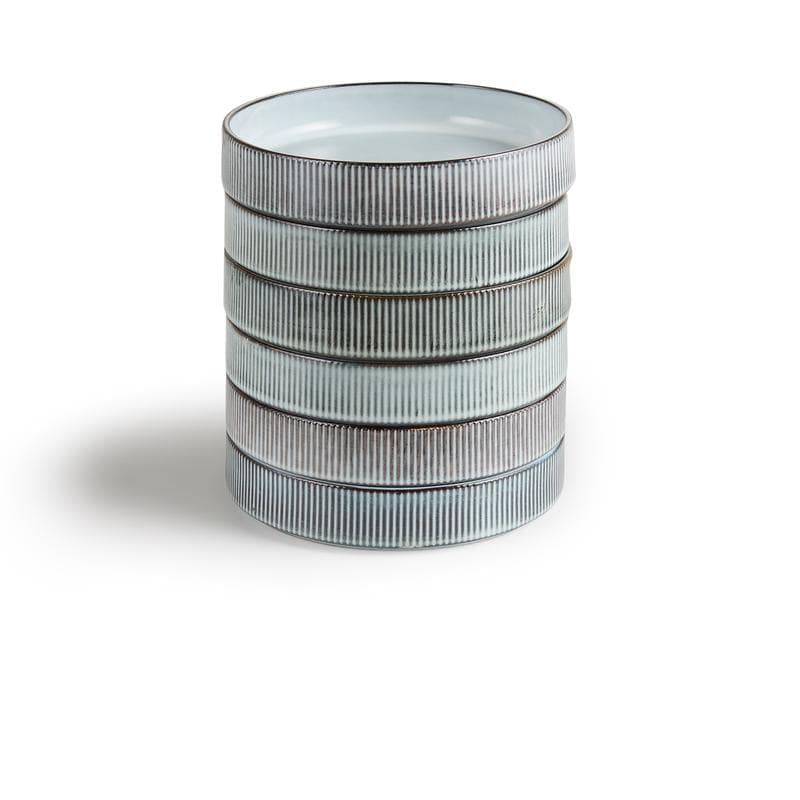 Serviesset Stripe - Lichtblauw