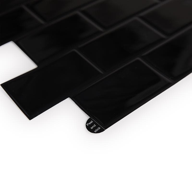 Zelfklevende tegels / steenstrips - Zwart