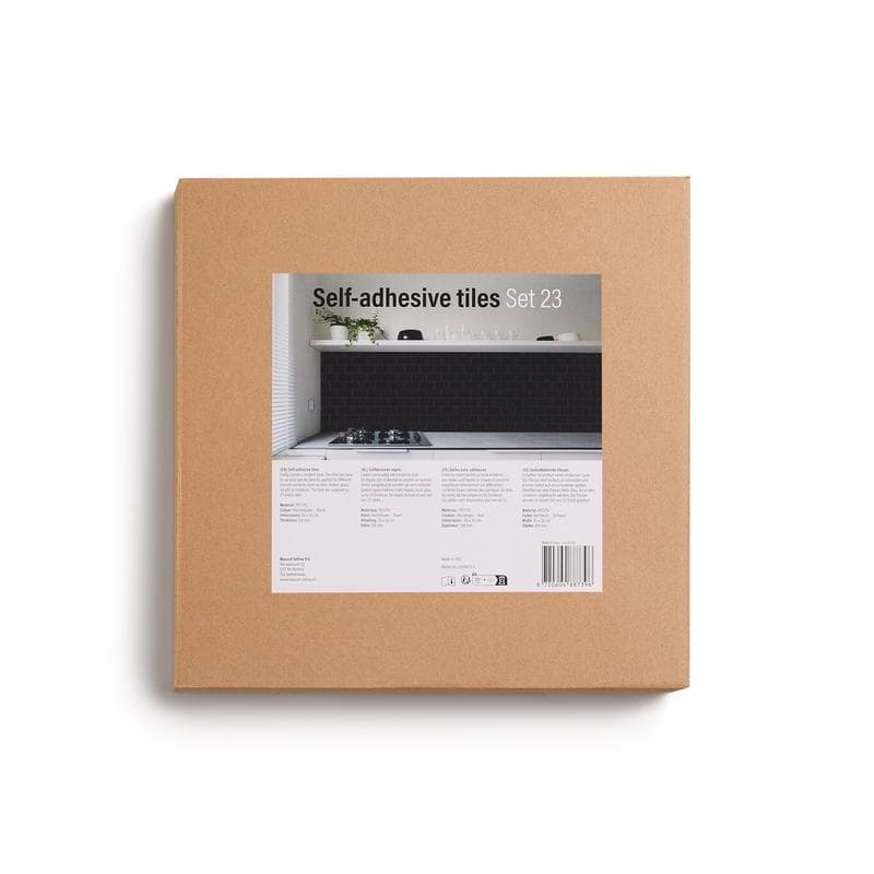 Zelfklevende tegels / steenstrips - Zwart