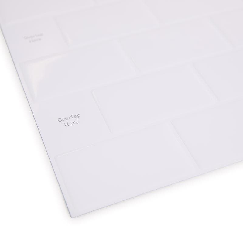 Zelfklevende tegels / steenstrips - Wit